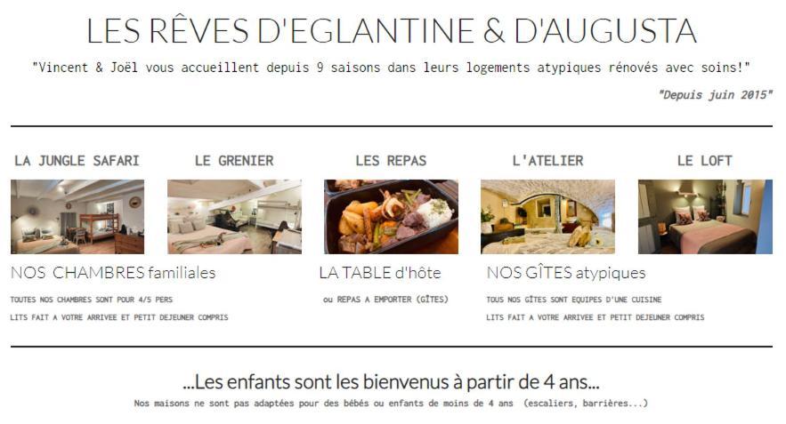 Les Reves D'Eglantine Et D'Augusta Chambres Et Gites Saint-Cyr  Exteriör bild